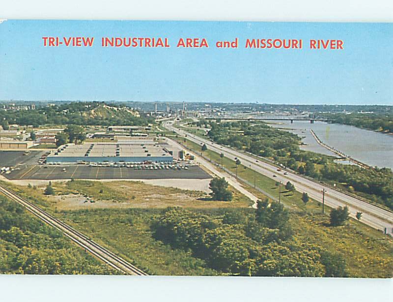 Unused Pre-1980 PANORAMIC VIEW Sioux City Iowa IA hp3369@