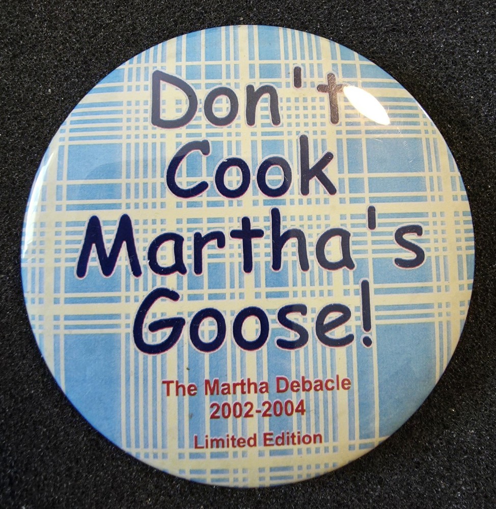 Don't Cook Martha's Goose Button Blue Plaid Stewart 3