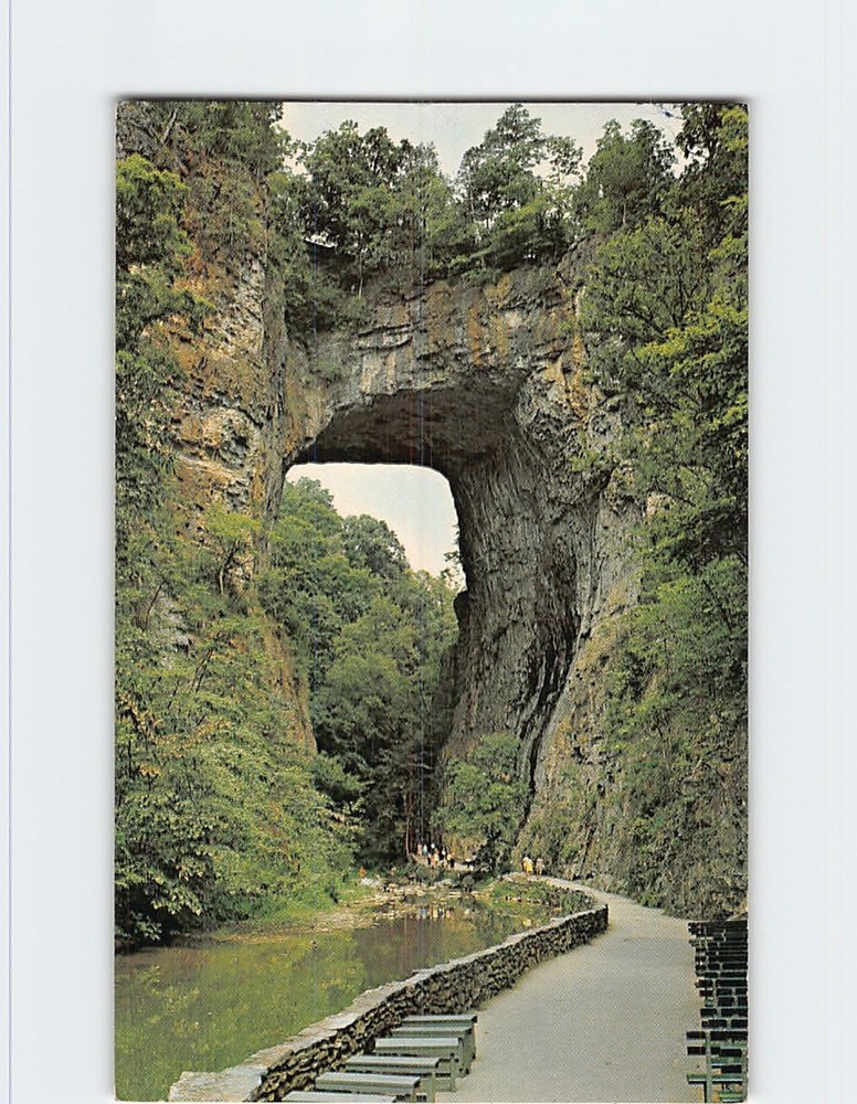 Postcard Natural Bridge Virginia USA