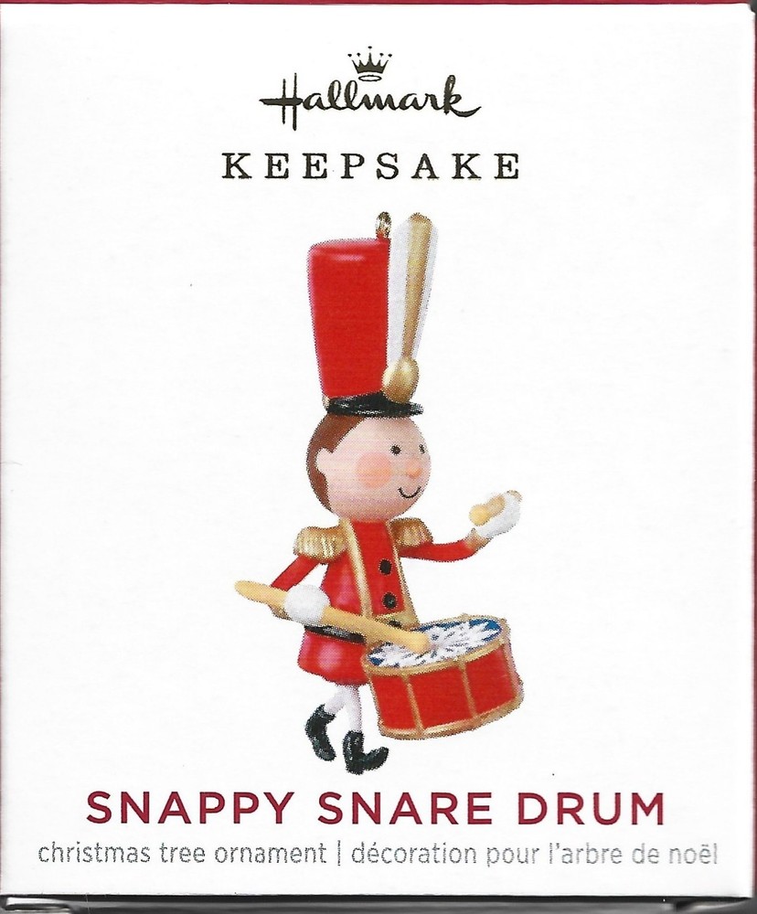 Snappy Snare Drum 2021 Miniature Christmas Ornament New