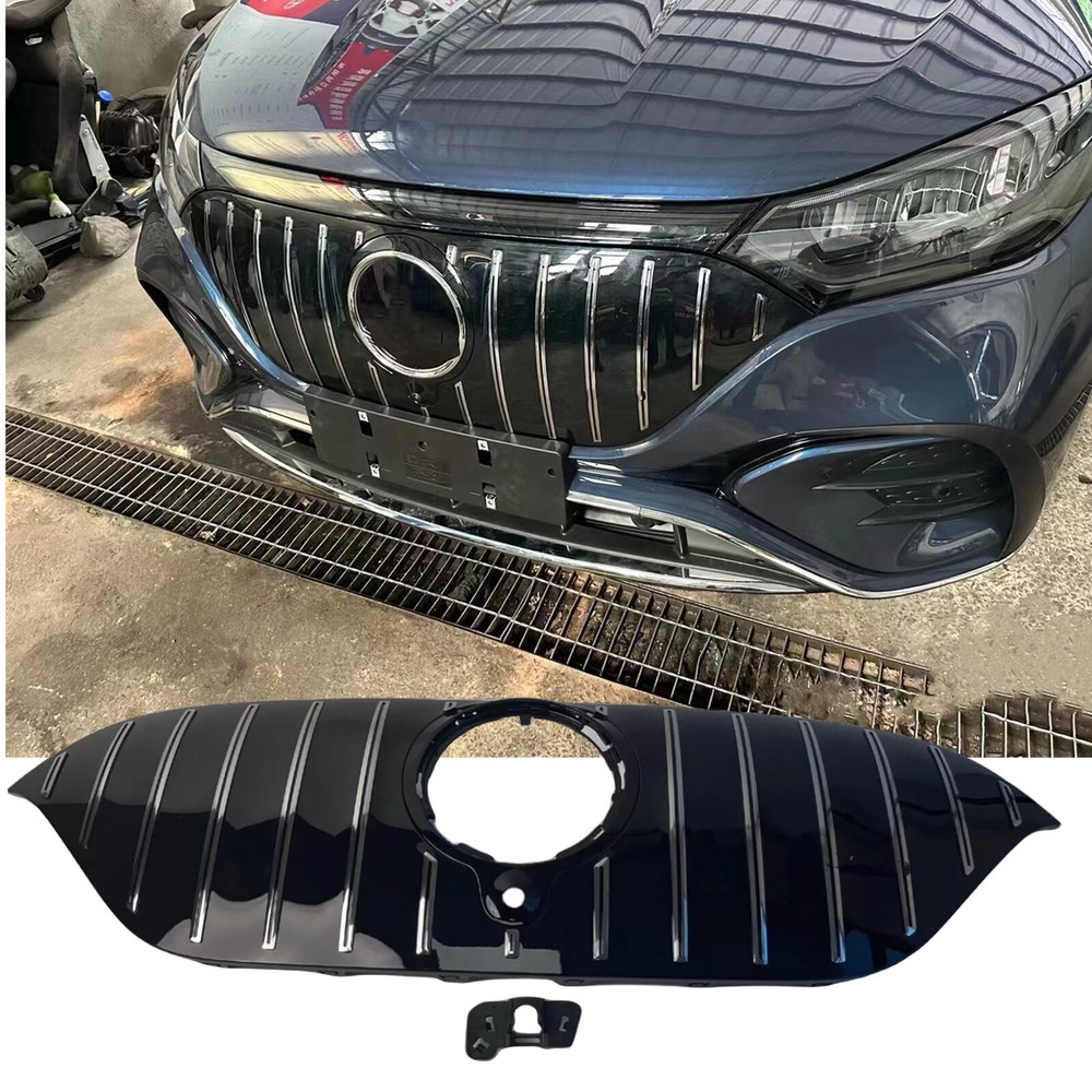 Car Front Bumper Grille Upper Grill For Benz W294 EQE350 EQE500 2022-2024 Silver