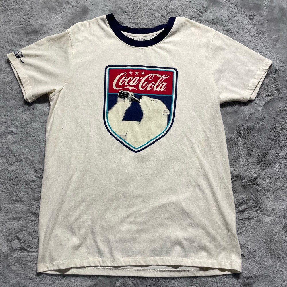 Vintage Coca-Cola Polar Bear Graphic T-Shirt Large