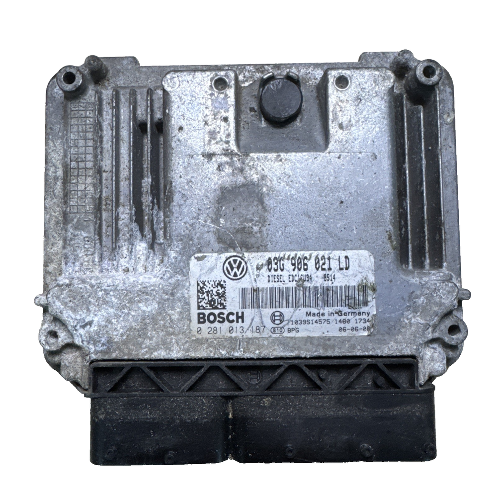 2008 SKODA OCTAVIA 2.0 ENGINE CONTROL UNIT 03G906021LD #2