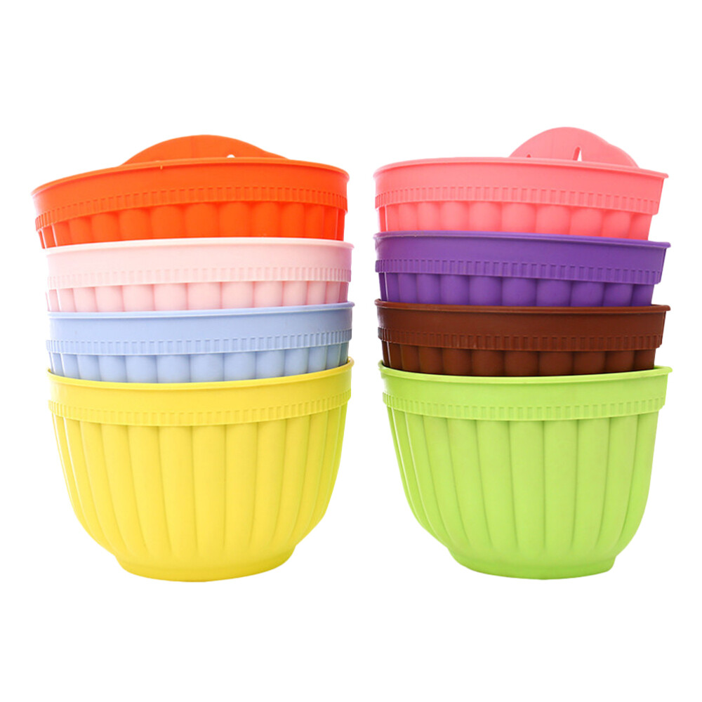 Self Watering Hanging Pots for Indoor Plants Flowerpot Colorful