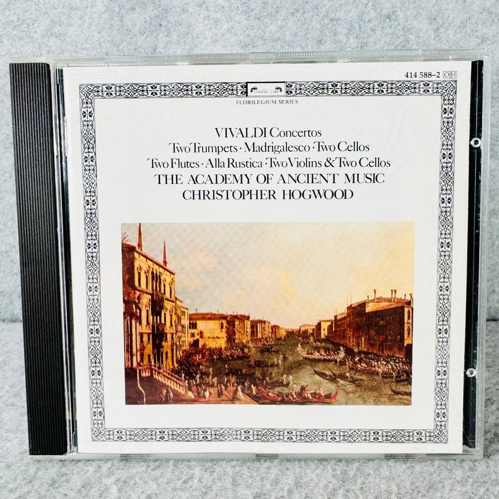 Vivaldi Concertos CD 1985 Hogwood Academy of Ancient Music L'Oiseau-Lyre-image