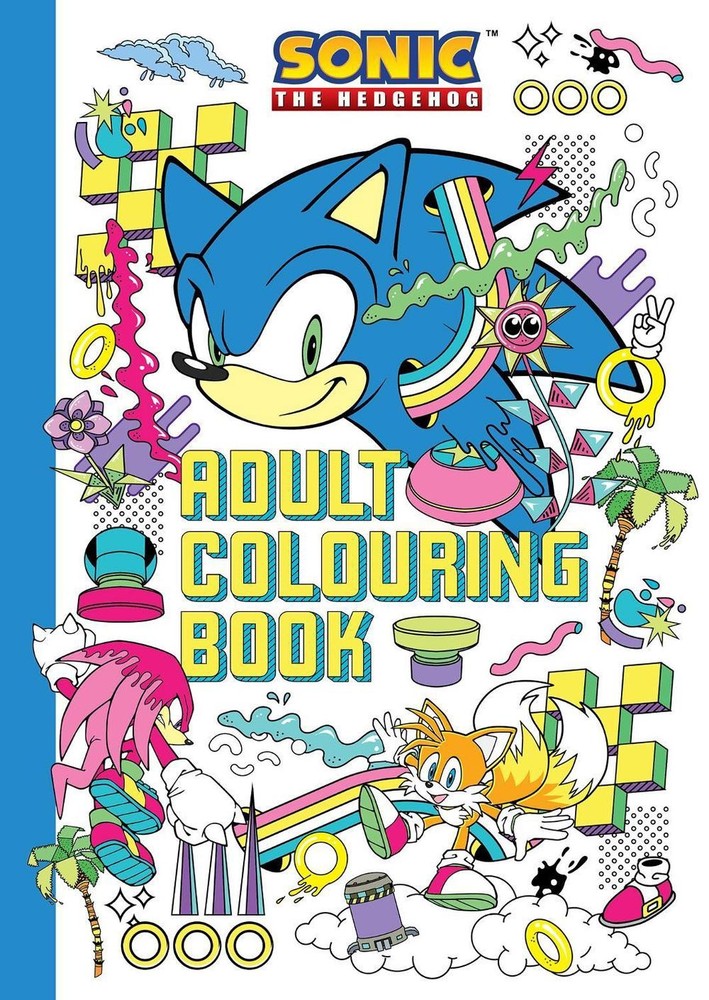 Sonic The Hedgehog: Adult Colouring Book (Sega) Paperback Book