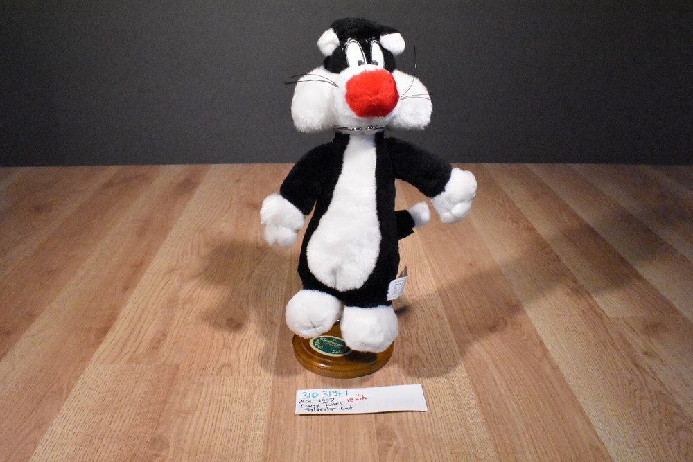 Vintage 1997 Looney Tunes Sylvester the Cat Plush Toy 310-3131-1-image