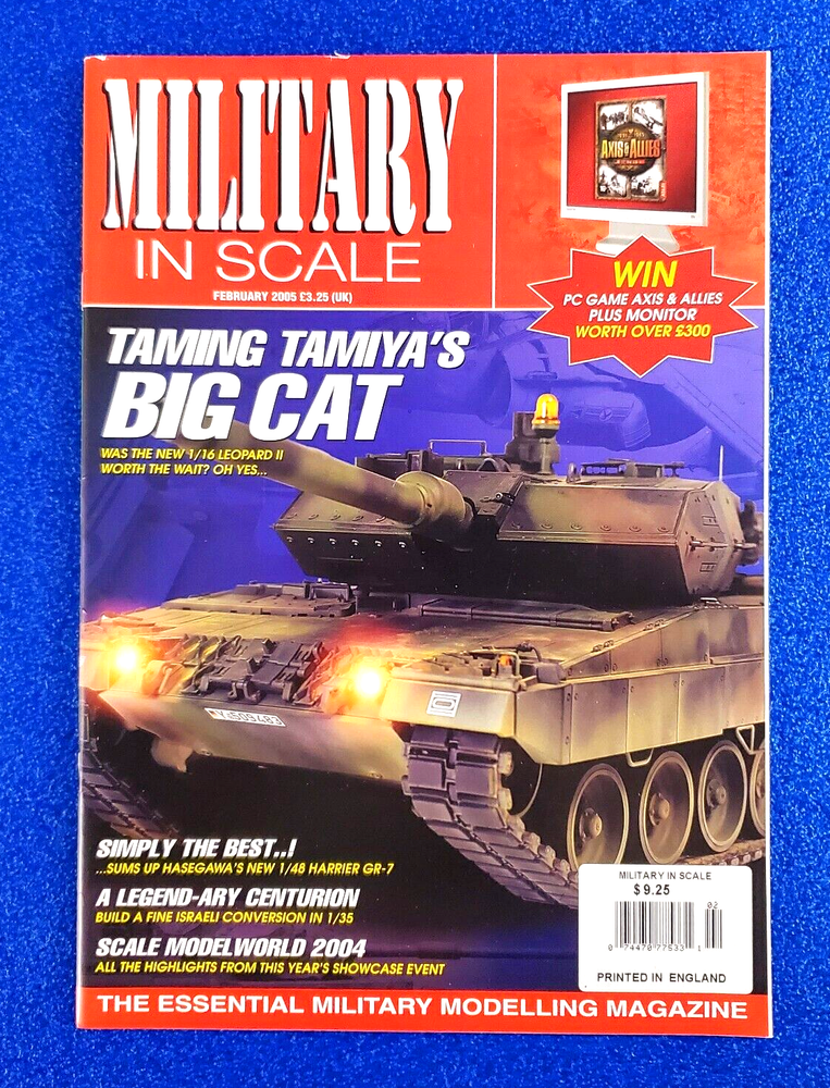 MILITARY IN SCALE TAMING TAMIYA'S BIG CAT FEBRUARY 2005 BRITISH MODEL MAGAZINE