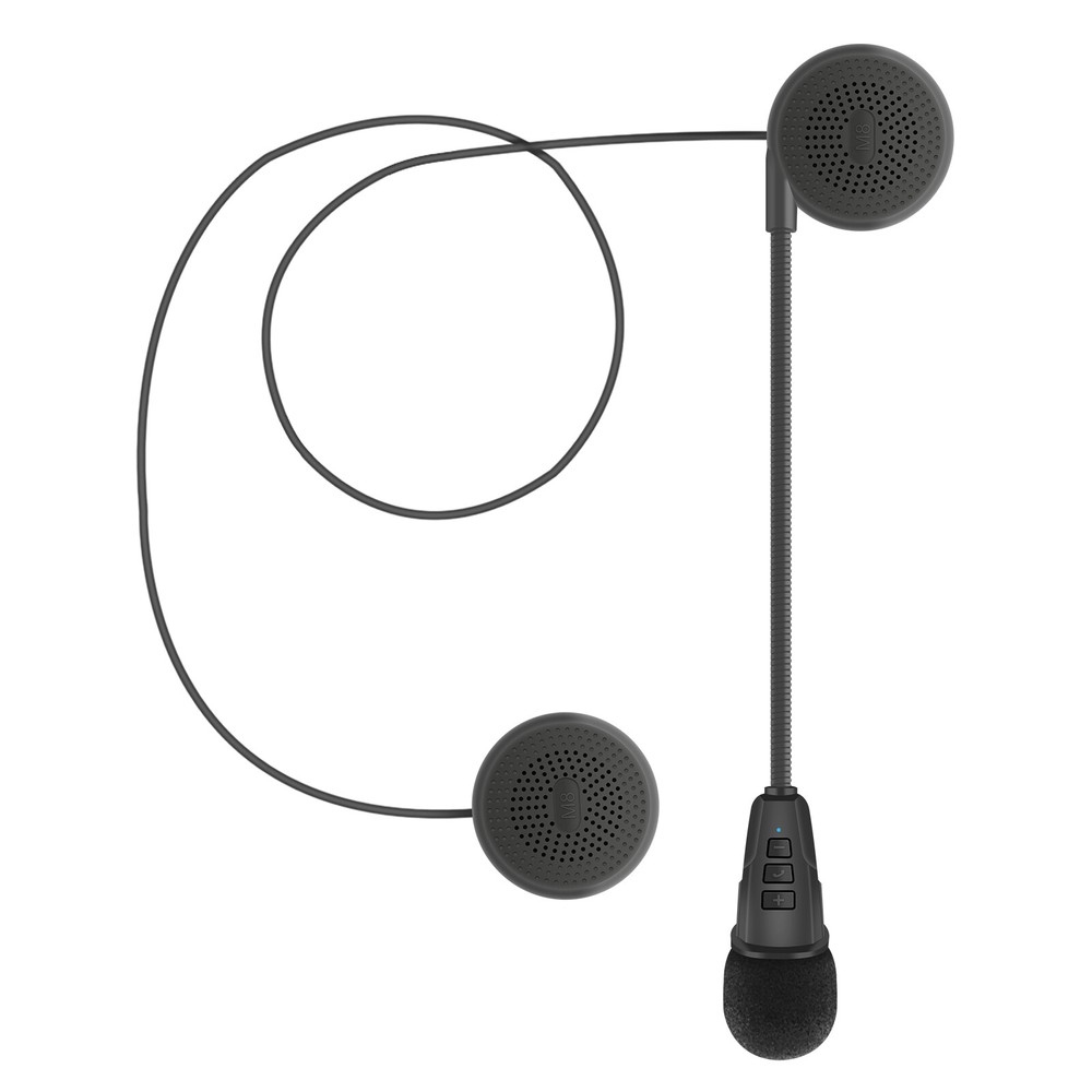Wireless Bluetooth 5.0 M8 Motorcycle Helmet Headset with Mic Rechargeable