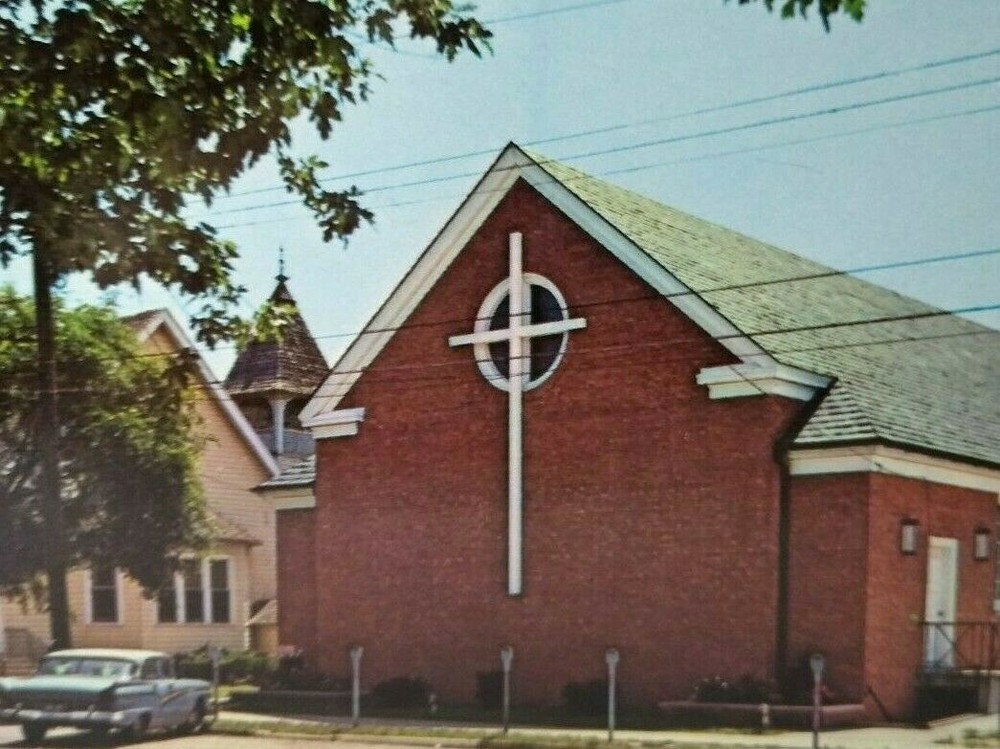 Rehoboth Beach Delaware Postcard Epworth Methodist Church 1960s Unused DE