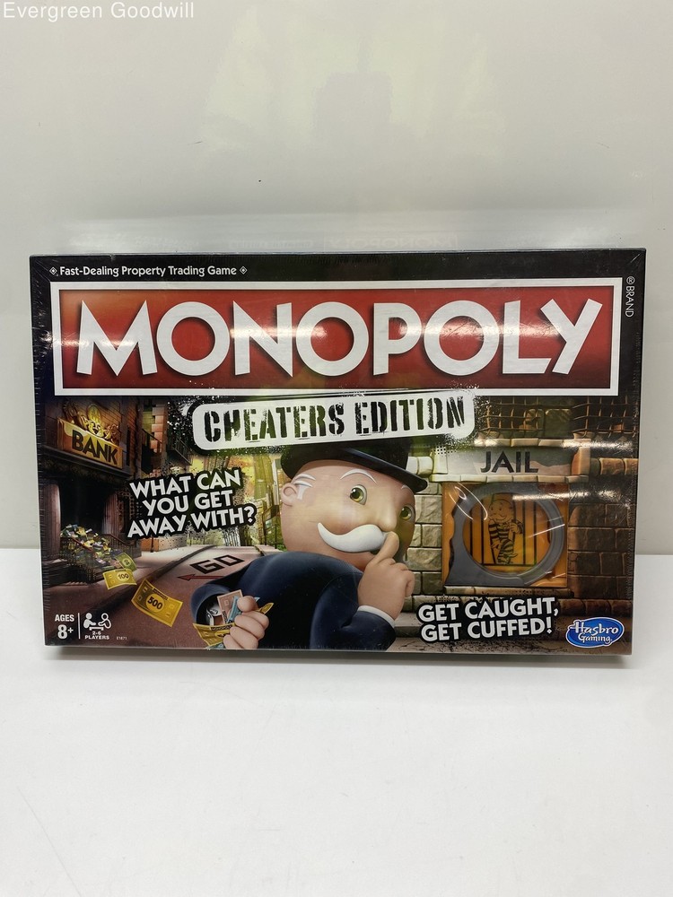 Hasbro Monopoly Cheaters Edition Board Game Sealed