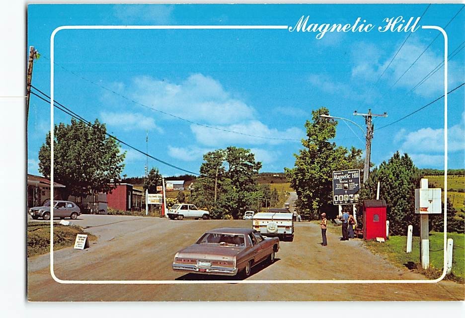 Postcard Magnetic Hill Moncton Canada