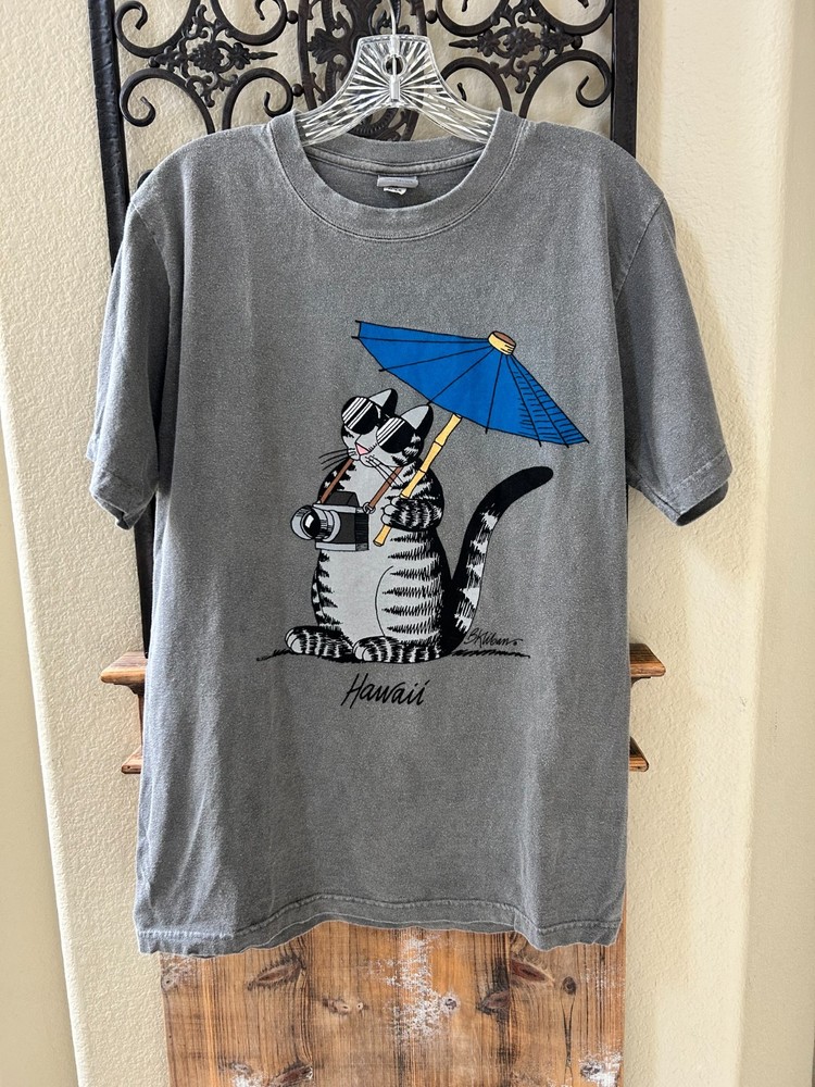 B. Kliban Tourist Cat T Shirt ~ Size S