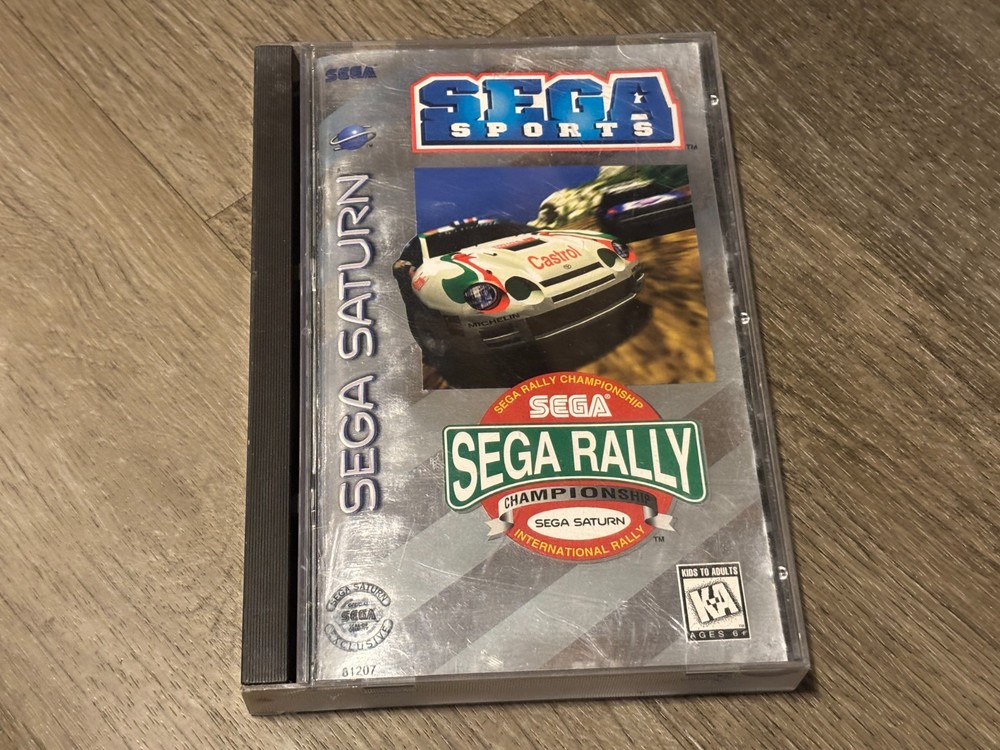 Sega Rally Championship Sega Saturn Complete w/Reg Card Authentic