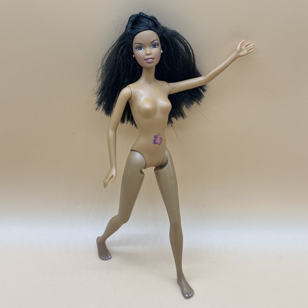 Barbie Beach Fun Christie Doll Mattel J0702 EUC Nude For OOAK