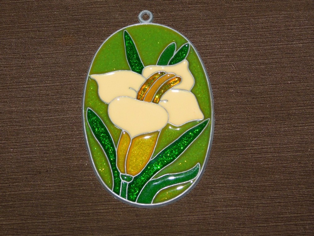 STAINED GLASS  PANEL 4 3/4