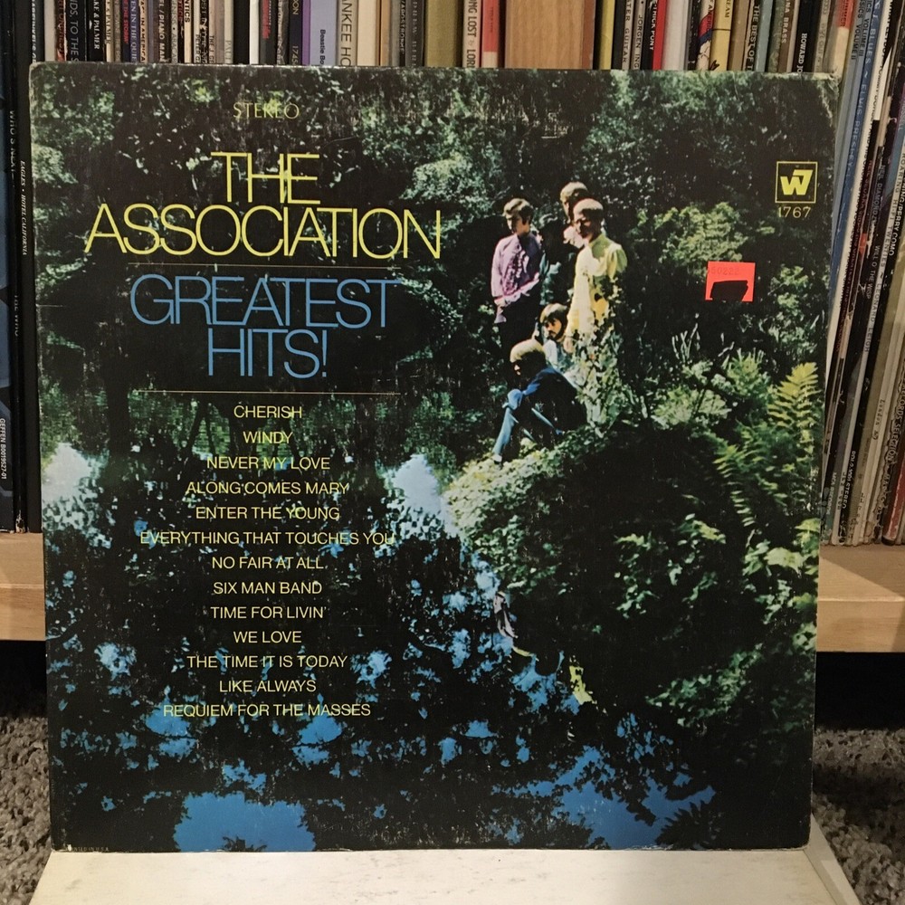 The Association Greatest Hits Record Vinyl Lp Warner Brothers WS 1767 VG To VG +