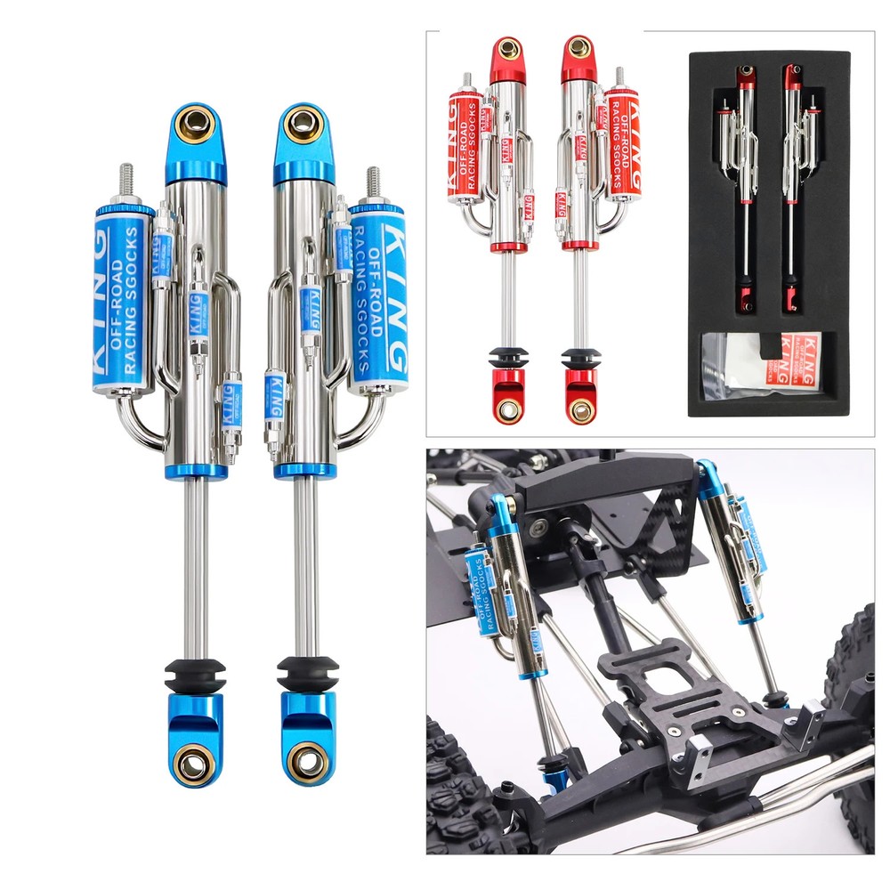 Aluminum Simulated Negative Pressure Damper Shock Absorber for 1/10 RC Crawler