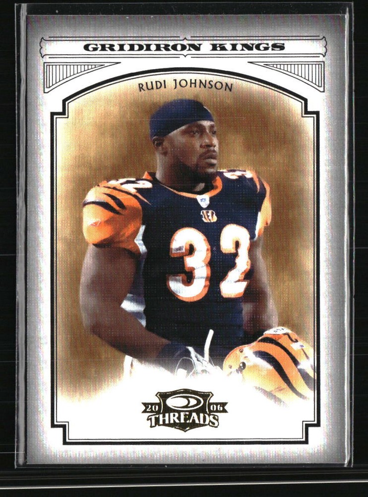 2006 Donruss Threads Rudi Johnson #PGK-46 NFL Football Card