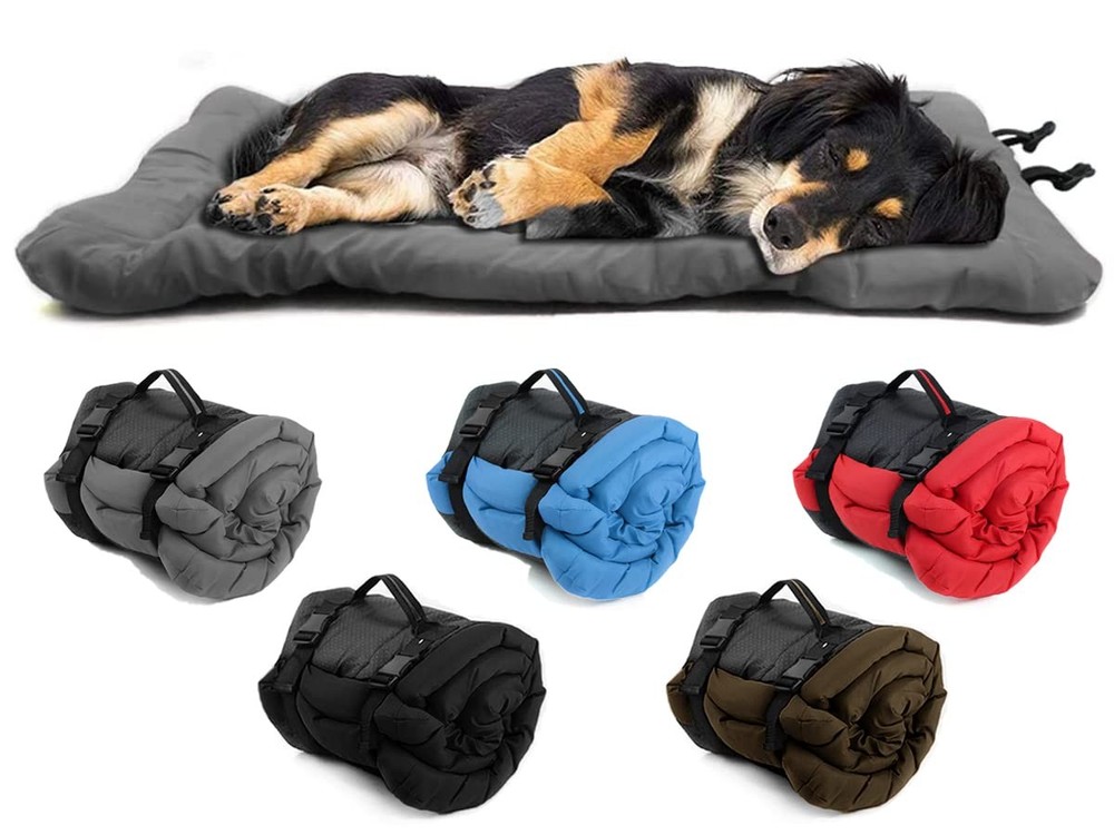 35x24 Inch Portable Outdoor Dog Bed for Camping Travel Soft Comfortable