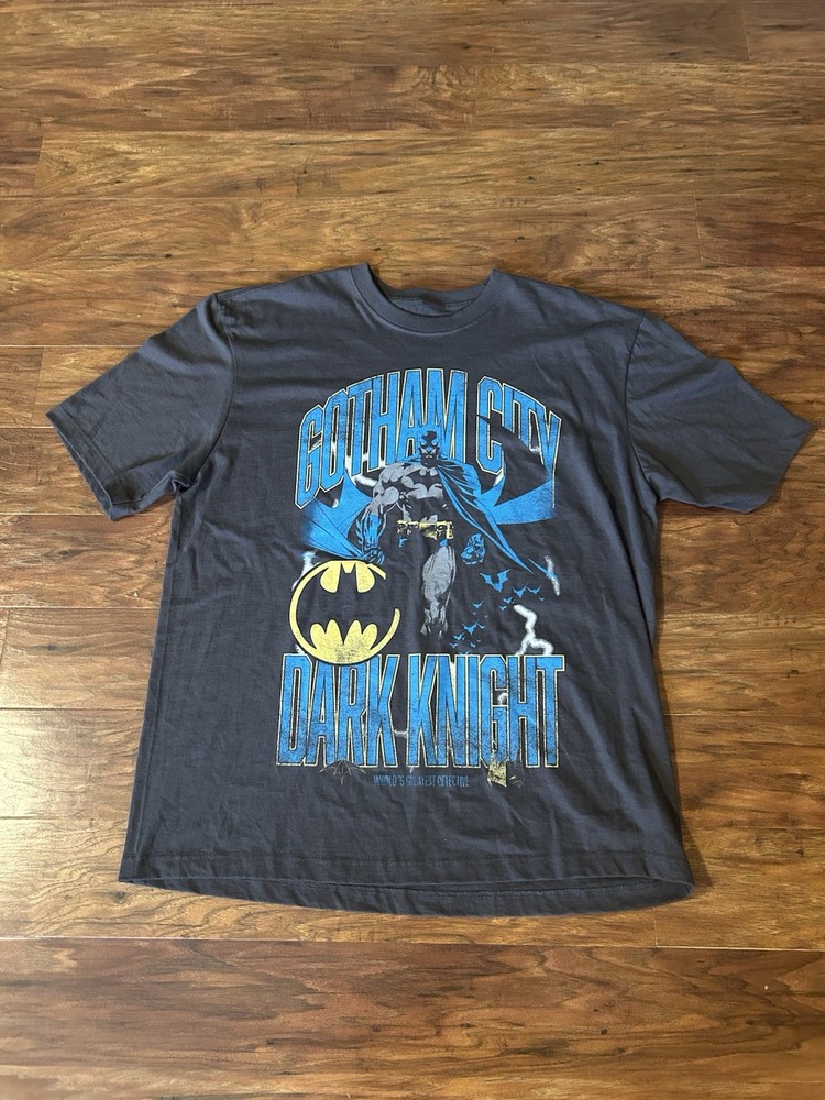 Batman Gotham City Dark Knight Oversized DC Comics Tee XL