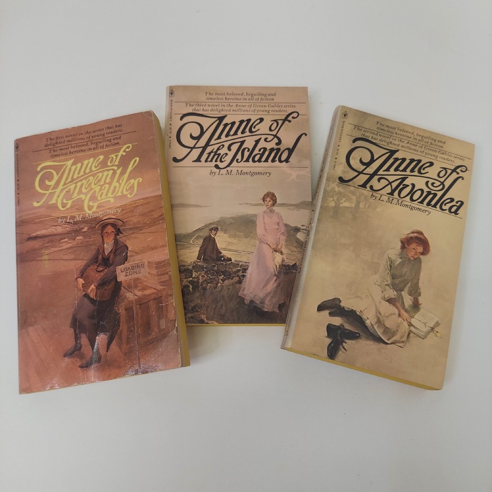 Vintage Anne of Green Gables Box Set 3 Books by Lucy Maud LM Montgomery