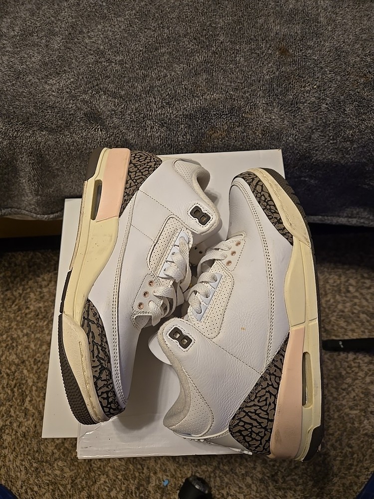 Nike Air Jordan 3 Retro Mocha Pink White, Neapolitan, Size 8.5 M/10 W CK9246-102
