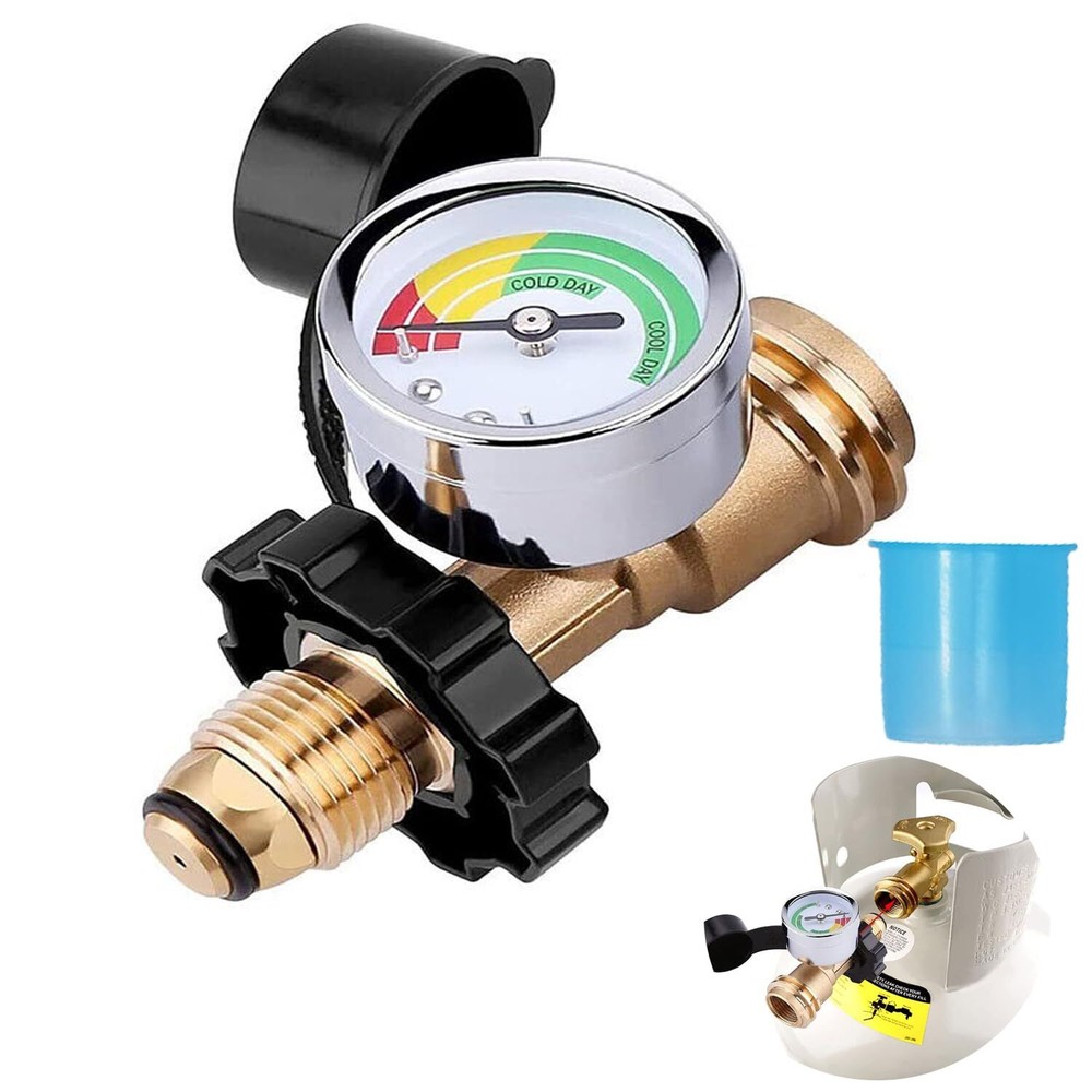 Universal 100 lb Propane Tank Adapter Pol to Qcc1 Conversion