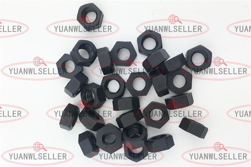 20-50pcs m2 m2.5 m3 m4 m5 m6 m8 Black Nylon Hex Nut