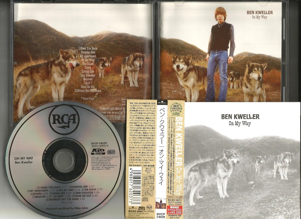 BEN KWELLER On My Way w/ BONUS UNRELEASED TRK JAPAN CD USA Seller 2009 BVCP24039