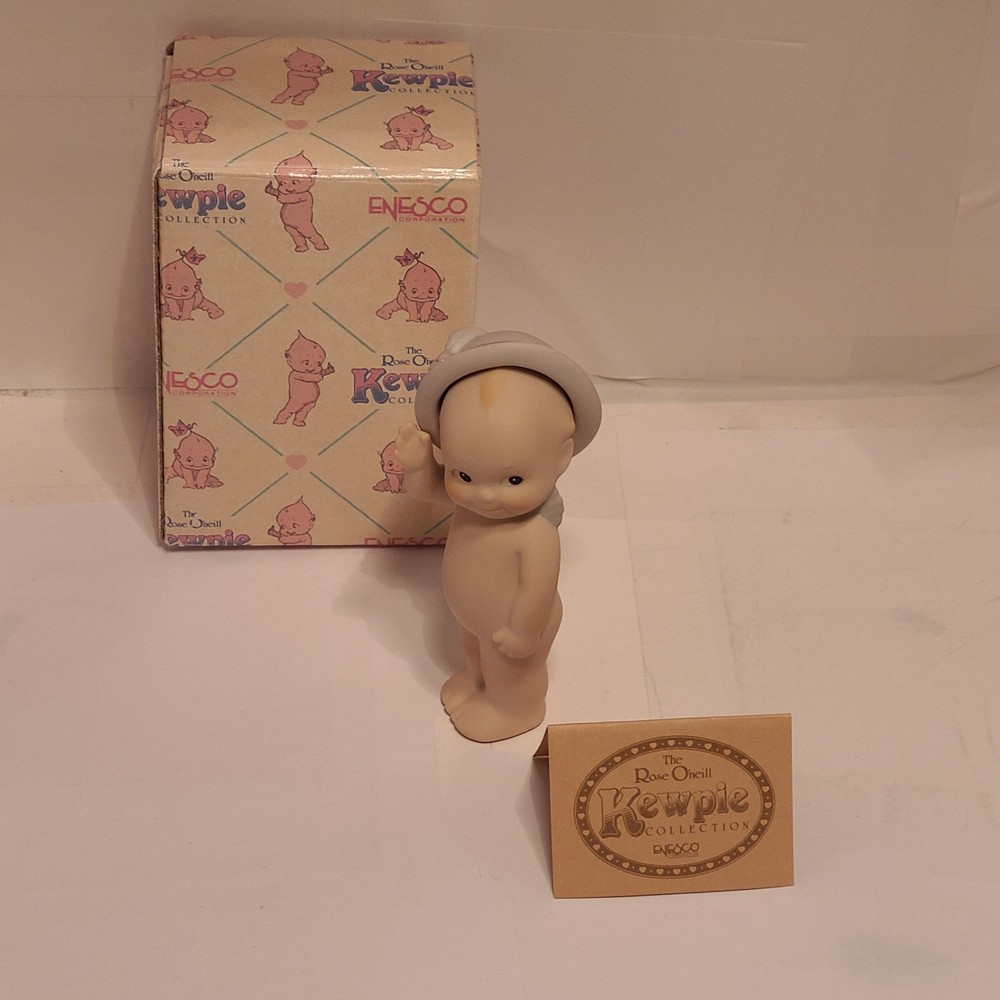 Kewpie Modeling Hat Figurine Enesco Rosie O Neil Vintage Figurine