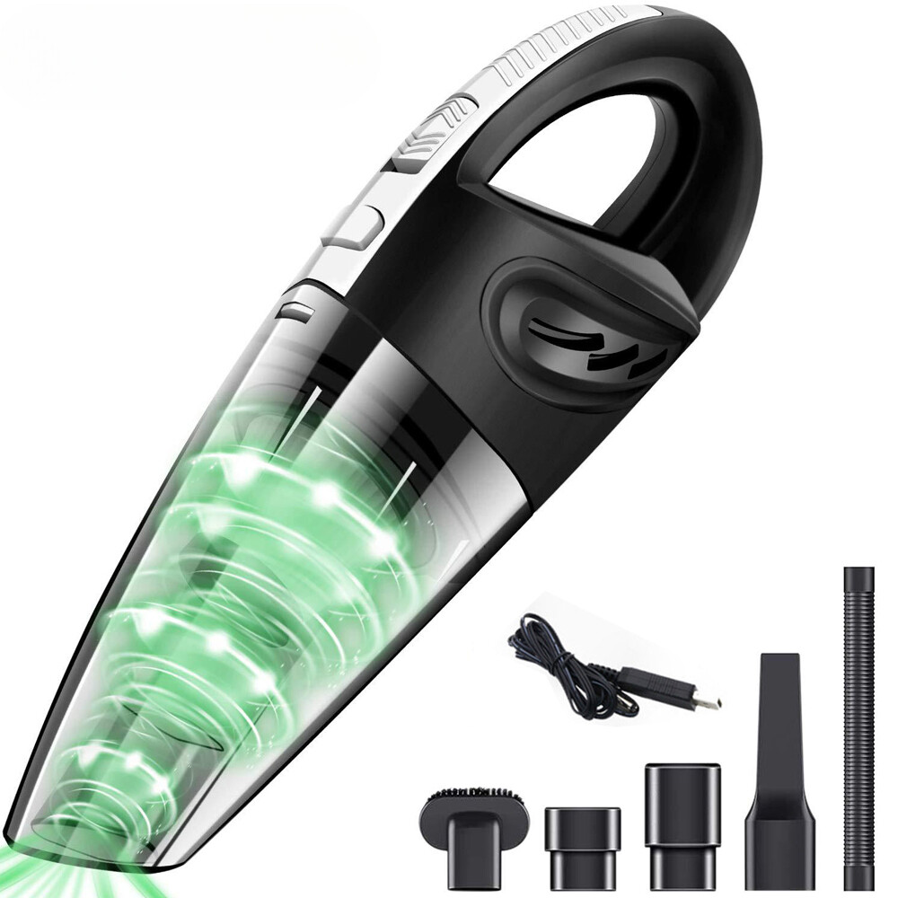 Wireless Car Vacuum Cleaner Portable Cleaning Pet Hair Mini Wet and Dry Handheld
