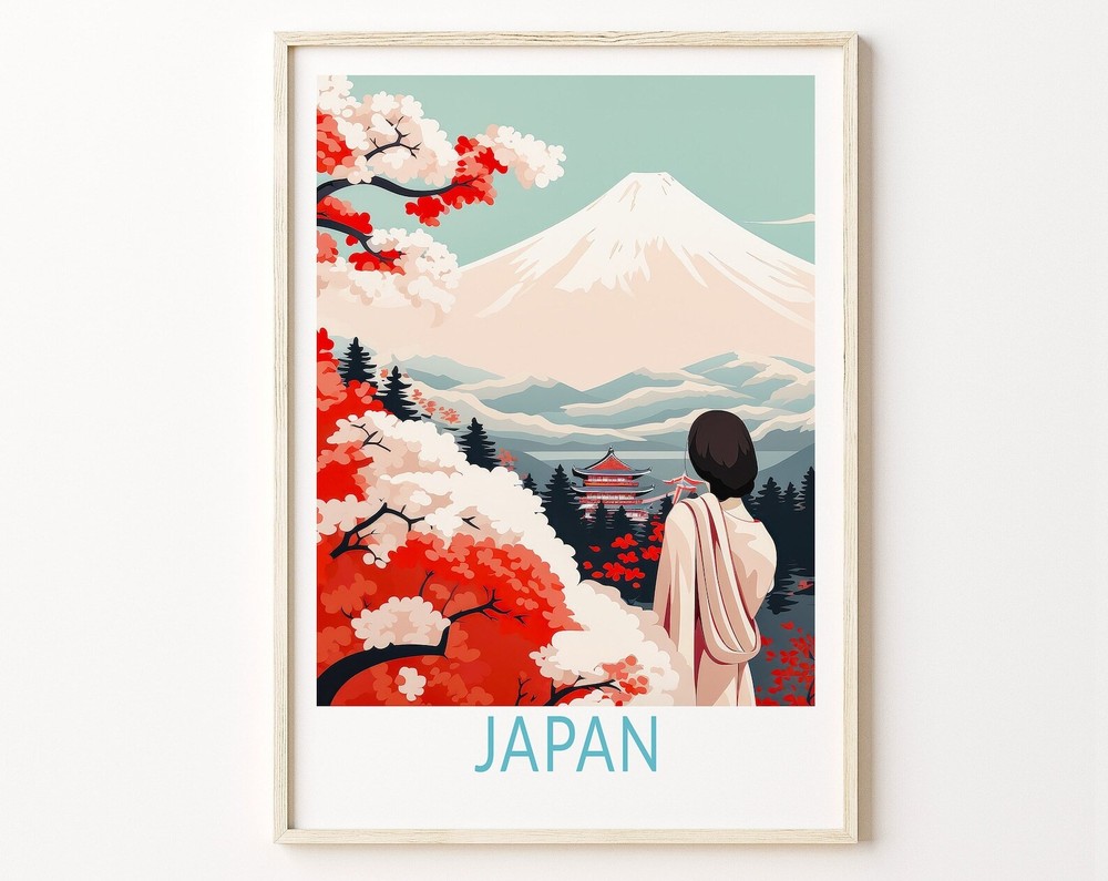 Japan Wall Art Travel Kyoto Travel Fuji Wall Art Japanese Poster Japanese