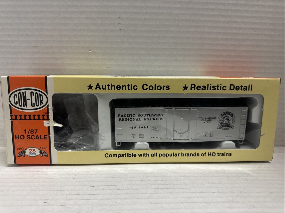 Con-cor Ho Scale 40 Foot Pd Box Car Special Run Limited Edition For Train Set
