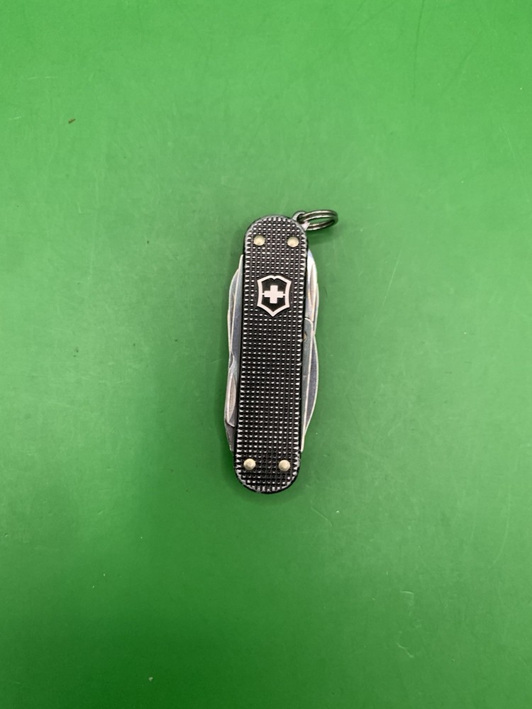 Victorinox Mini Champ Swiss Army Pocket Knife Black Alox 58 mm