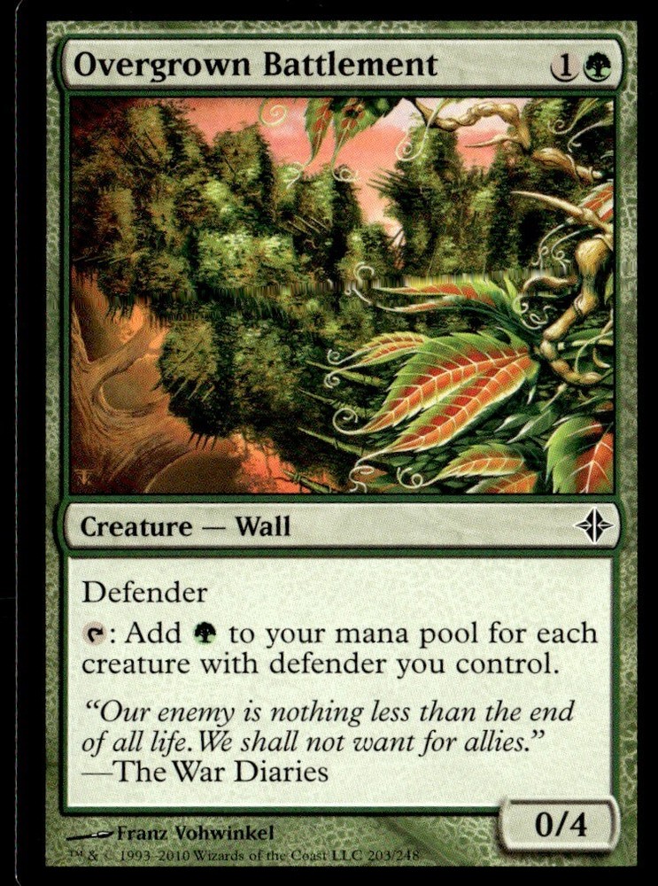 2019 Mystery Booster Overgrown Battlement Masters/Uncommon #1286