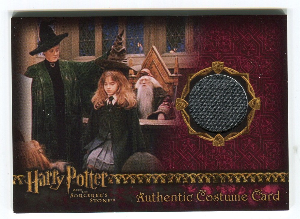 Harry Potter Sorcerers Stone Hogwarts Female Student Costume Card HP 391/510