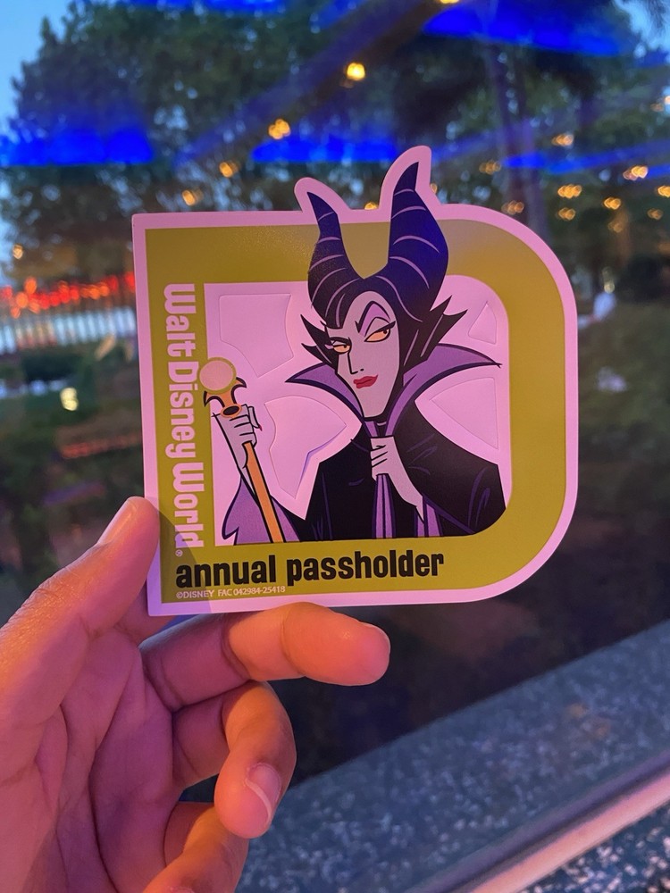 2025 Disney World Annual Passholder Exclusive Maleficent Magnet