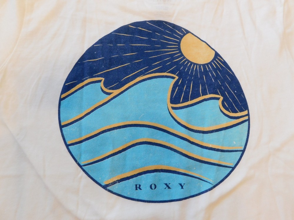 Roxy Junior's Women's Short Sleeve T Shirt Size S small Shore Drive BFC NWT