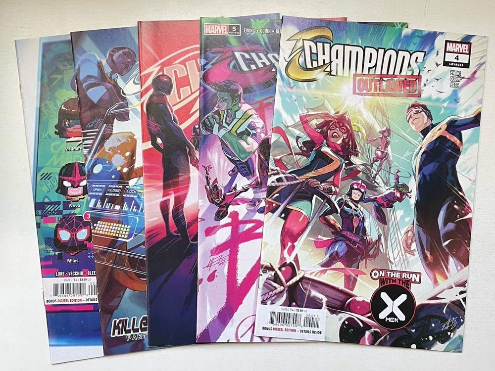 Marvel Comics THE CHAMPIONS (VOL 4) 5 BOOK LOT # 4 5 6 7 8 VF/NM 2020