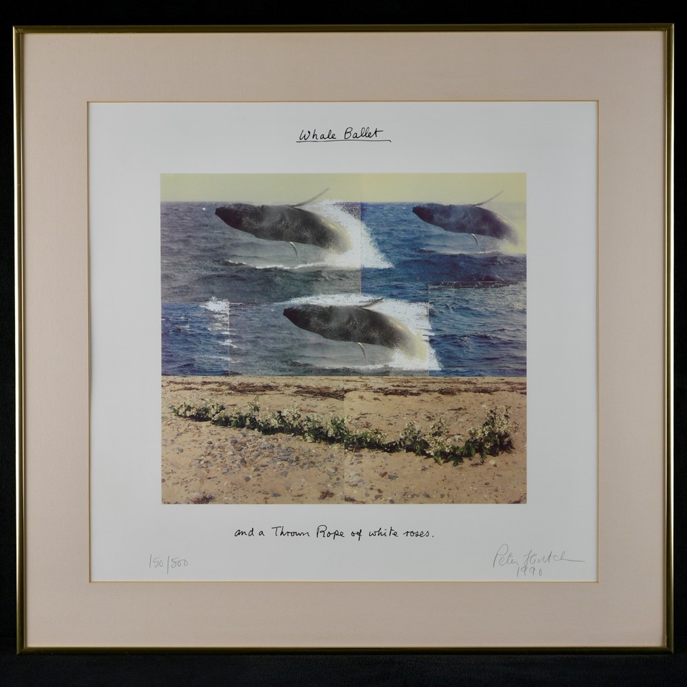 Vintage Peter Hutchinson Signed Limited Edition Screenprint 