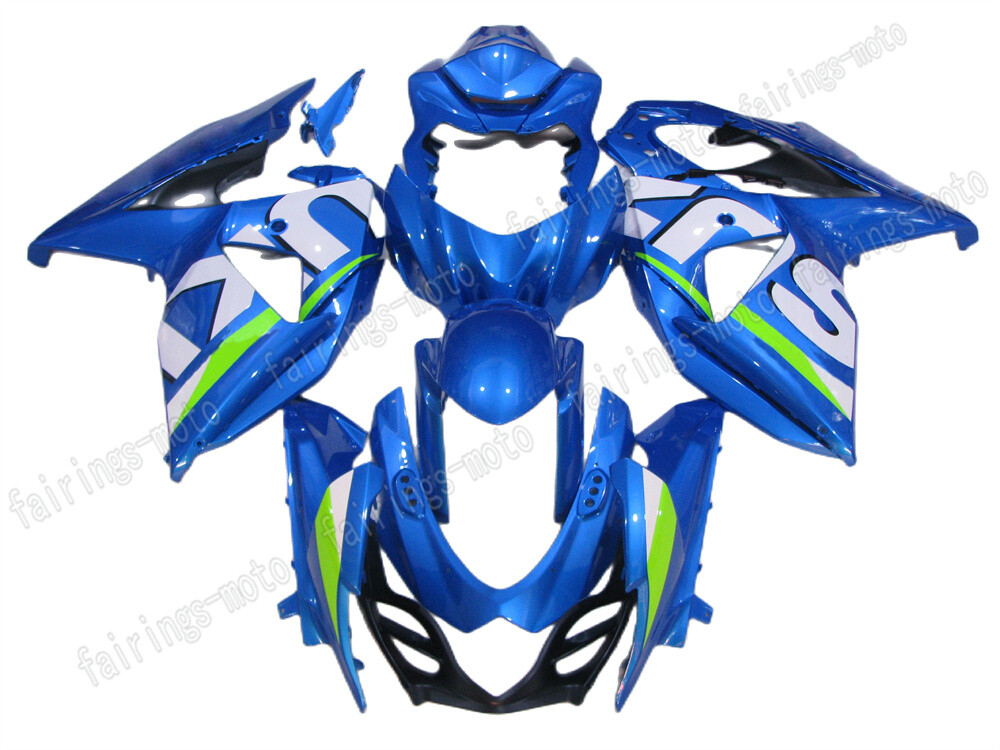 Plastic Fairing Kit Fit for 2009-2016 Suzuki GSX-R 1000 K9 ABS Blue Bodywork