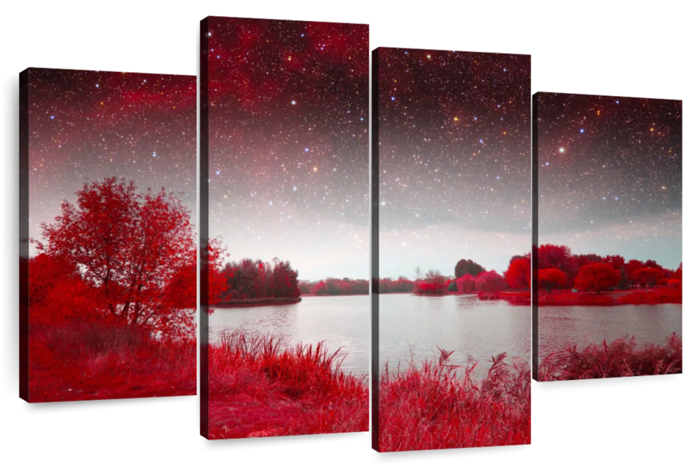 Red Mystical Spring Wall Art