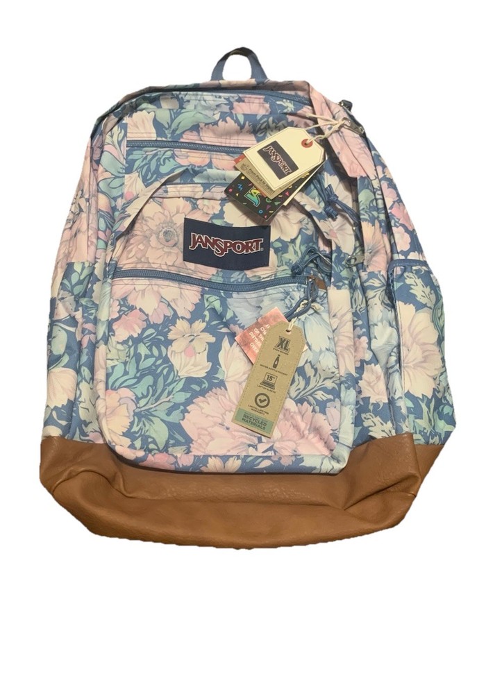 Jansport Cool Student Backpack Polyester Faded tapestry Elemental Blue