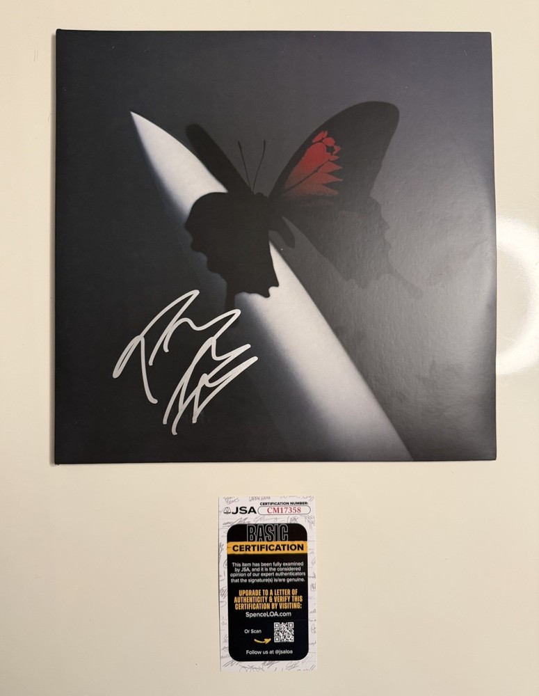 Post Malone Autographed Twelve Carat Toothache Vinyl Record Star JSA COA