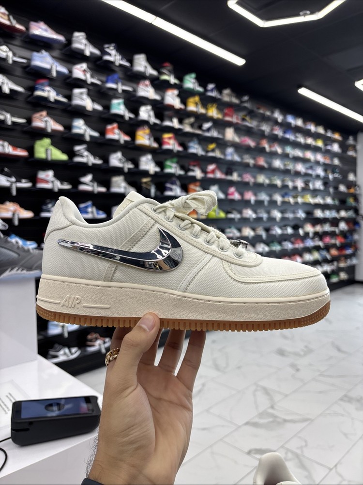 Size 8.5 - Nike Air Force 1 Low Travis Scott Sail | AQ4211-101 | BRAND NEW