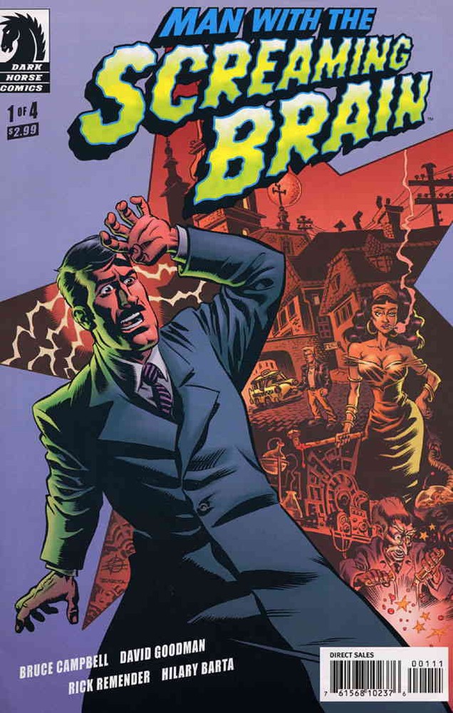 Man With the Screaming Brain #1A FN; Dark Horse | Bruce Campbell - we combine sh