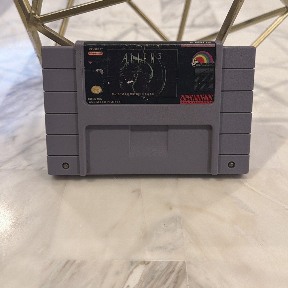 Alien 3 SNES Super Nintendo Cartridge Tested Authentic