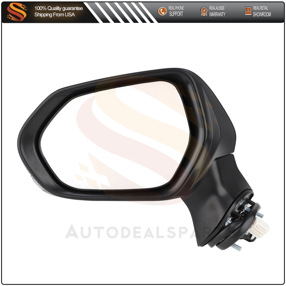 Power Heated Signal Mirror Black Left for 2018 Toyota Camry Driver Side