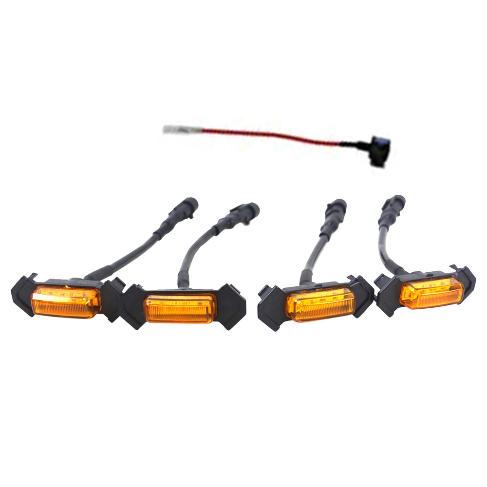 4-Piece Front Hood Grille Running Set for I4P8